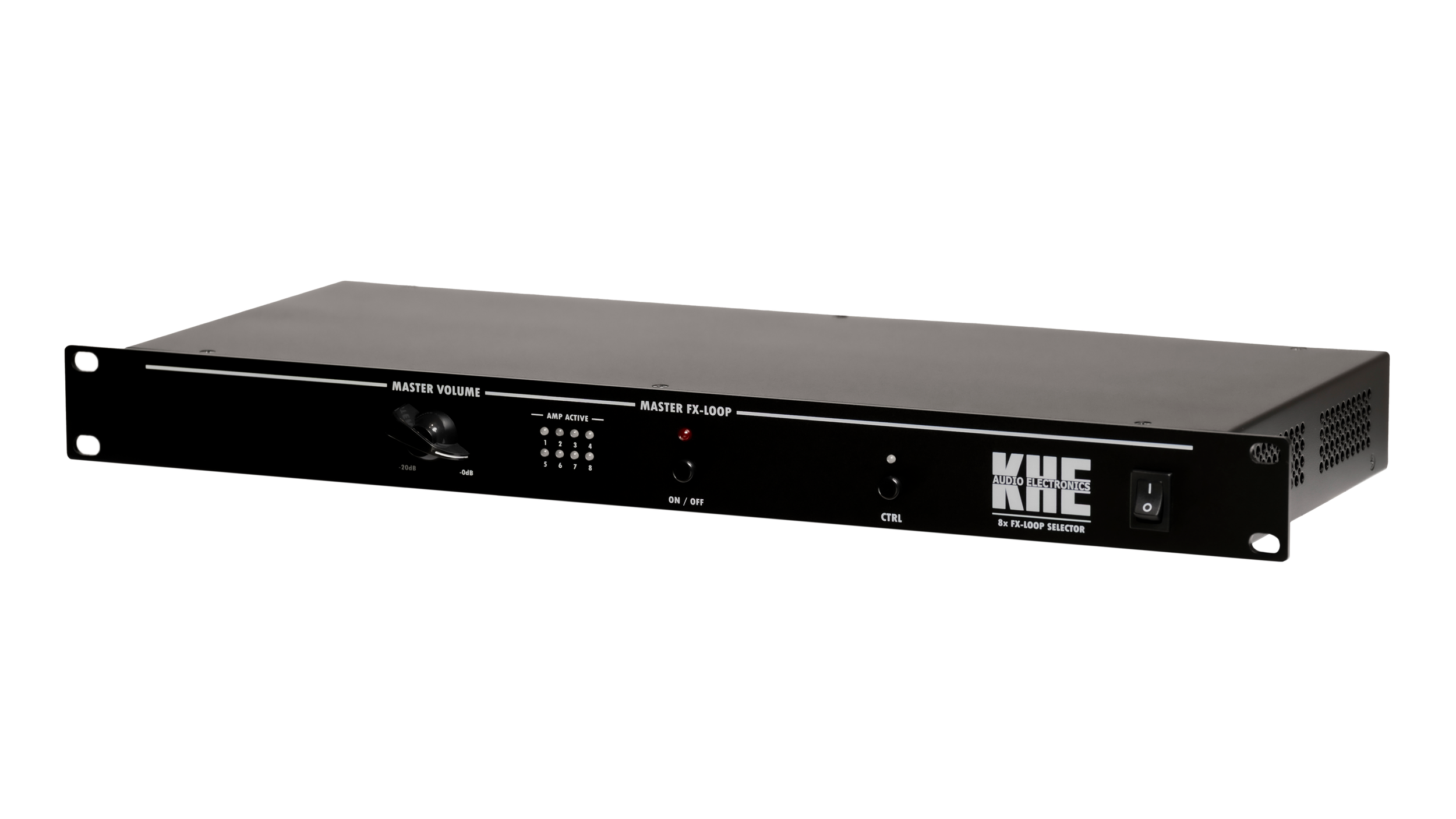 KHE AFX8-MV Fx-Loop Switcher with Master-Volume — KHE Audio | Amp